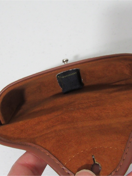 Polo Ralph Lauren Plaid Sunglasses
Case Leather Trim